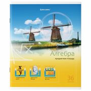 Тетрадь предметная BRAUBERG ЯРКАЯ НАУКА 36л., АЛГЕБРА, клетка, 404224