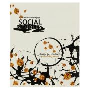 Тетрадь предметная СИЯНИЕ 40л., обложка картон, блестки, ОБЩЕСТВОЗНАНИЕ, клетка, С7085-14