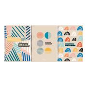 Тетрадь 80лист. А4 клетка на гребне  BG 