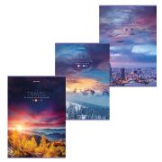 Тетрадь 96лист. A4 клетка скоба Brauberg Journey 404064