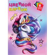 Картон Centrum 71552 цветной 8 цв А4 