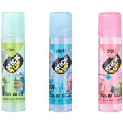 Клей жидкий Deli EA21200 50мл корп.ассорти прозрачный дисплей картонный Stick UP