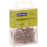 Булавка OfficeSpace SP30_30523 30мм, 250шт., пластик. коробка, европодвес