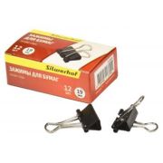 Зажим Silwerhof 510002 сталь 19мм черный